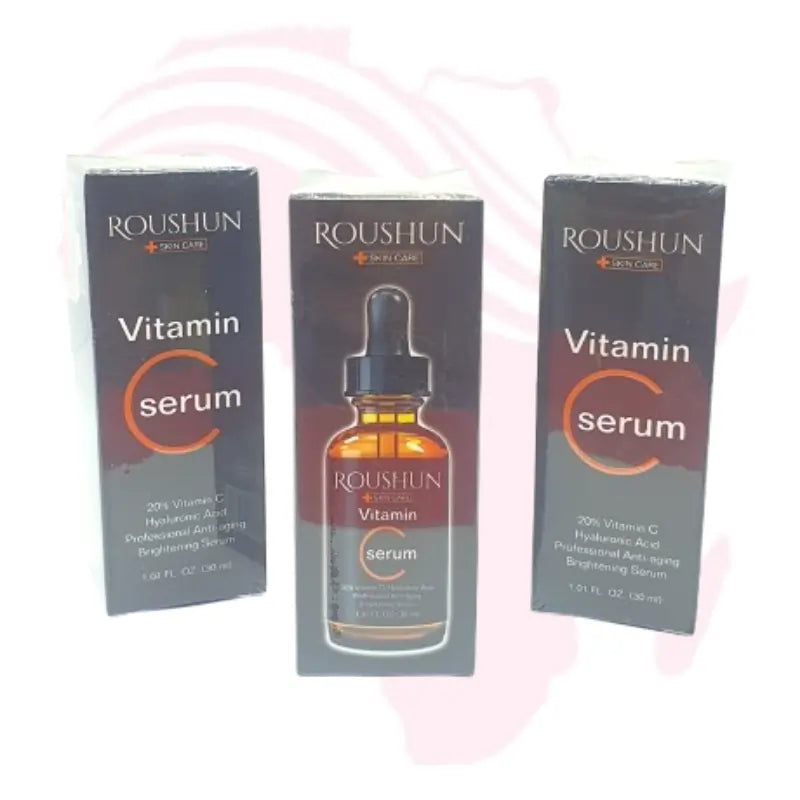 Roushun 20% Vitamin C Hyaluronic Acid Professional Anti-Aging Brightening Serum – 30ml 1 piece