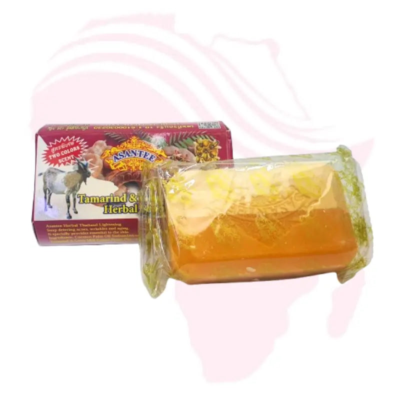 Asantee Tamarind & Goat Milk Whitening Soap with Honey & AHA Collagen 125g – Natural Brightening & Lightening Face Soap for Clear, Healthy Skin