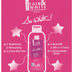 Fair & White So White Skin Perfector Body Lotion 500ml – Brightening & Hydrating Skincare