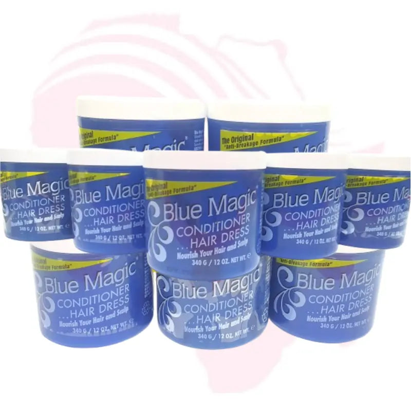 Blue Magic Conditioner Hair Dress Original 12oz – Moisturizing Hair & Scalp Conditioner for Soft, Shiny Hair