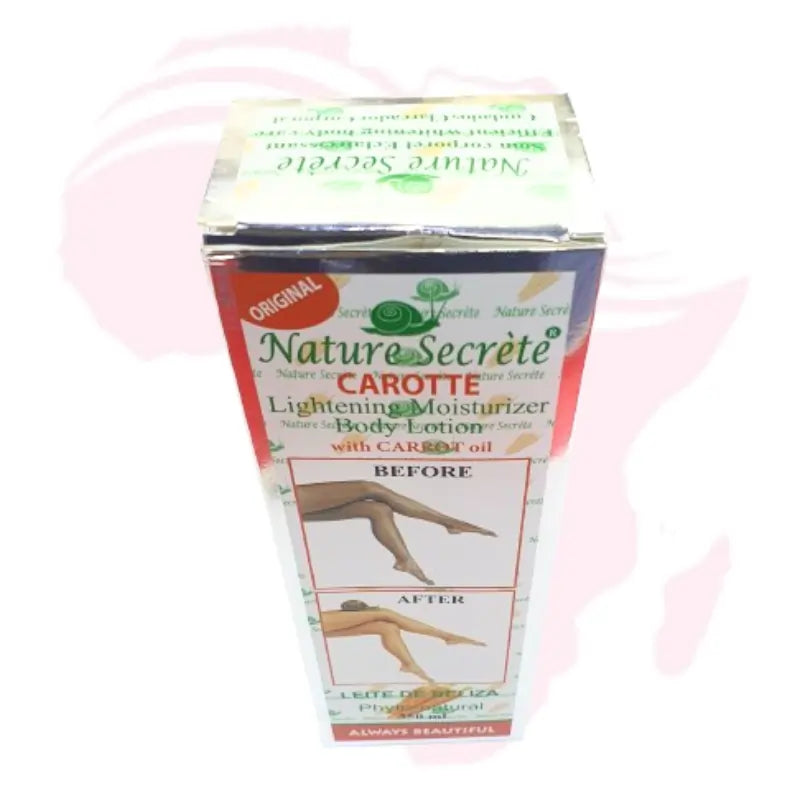 Nature Secret Carotte Lightening Moisturizing Body Lotion 350ml | Brightening & Hydrating Skincare