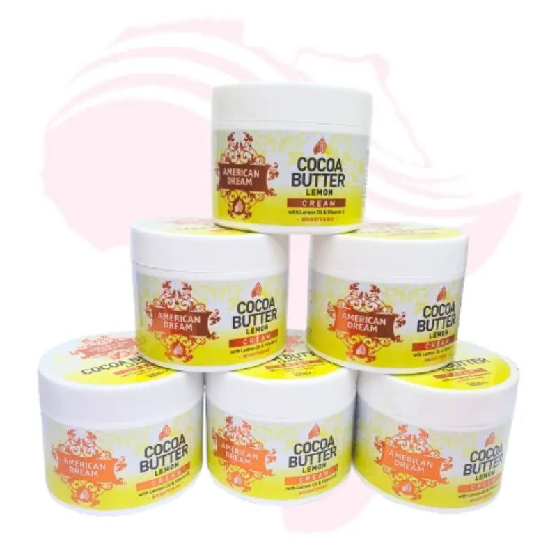 Cocoa Butter Cream with Lemon Oil & Vitamin E 500ml – Deep Moisturizing & Brightening Body Cream