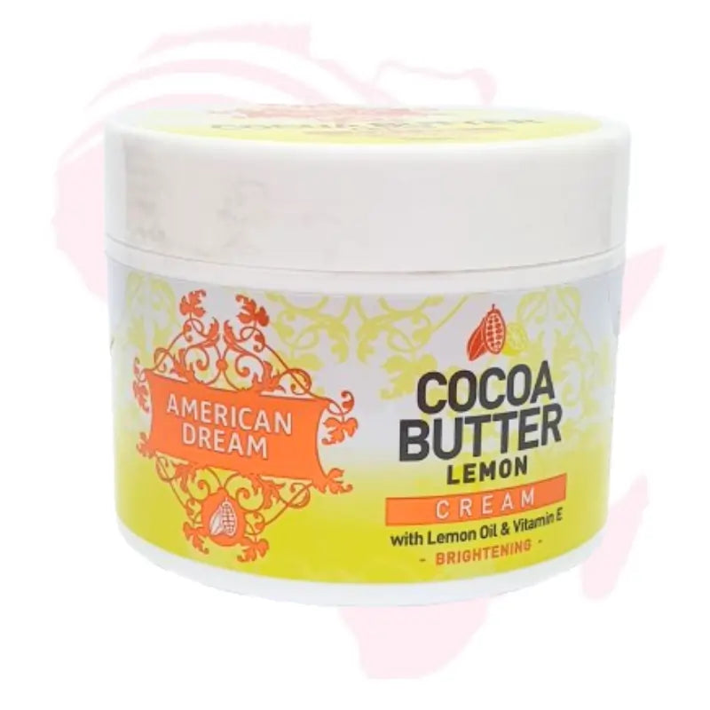 Cocoa Butter Cream with Lemon Oil & Vitamin E 500ml – Deep Moisturizing & Brightening Body Cream