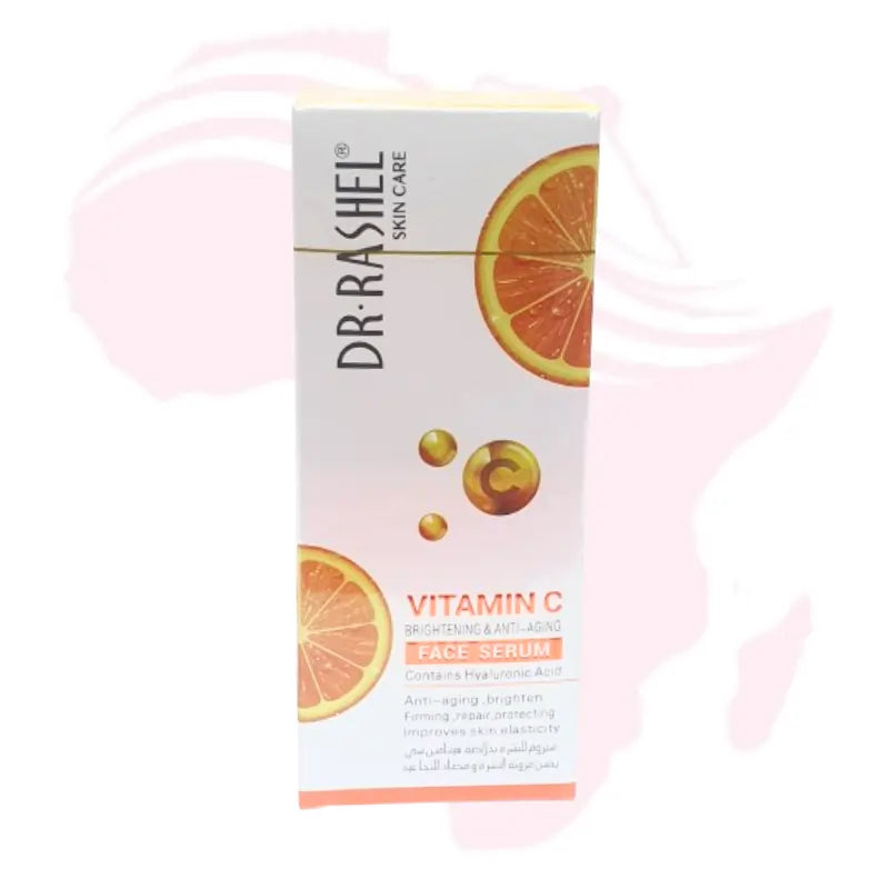 Dr Rashel Vitamin C Brightening & Anti-Aging Set – Face Cream & Serum with Hyaluronic Acid | Hydrating, Firming & Glow Boosting Skincare Combo