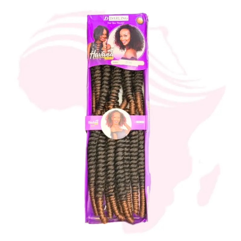 Darling Havana Curl Crochet Braiding Hair – Soft & Natural Twist Curls | Lightweight & Long-Lasting