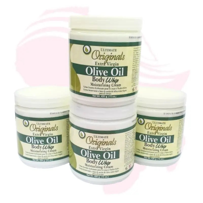 Originals by Africa’s Best Extra-Virgin Olive Oil Body Whip – Deep Moisturizing Cream for Silky, Soft & Glowing Skin 1 pack