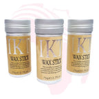 Hair Wax Stick for Wigs & Natural Hair – Non-Greasy Styling Pomade Stick with Bristle Edge Brush | Tames Flyaways, Frizz & Edges for Smooth, Sleek Look