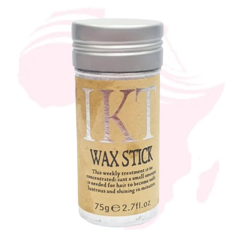 Hair Wax Stick for Wigs & Natural Hair – Non-Greasy Styling Pomade Stick with Bristle Edge Brush | Tames Flyaways, Frizz & Edges for Smooth, Sleek Look