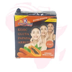 K.Brothers Kojic Gluta Papaya Arbutin Soap – 4-in-1 Extra Whitening & Brightening Body Bar, 100g | Made in Thailand