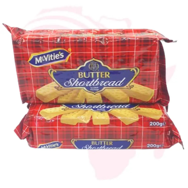 McVitie’s All Butter Shortbread 200g – Rich & Buttery Scottish Biscuits | Classic Snack Pack