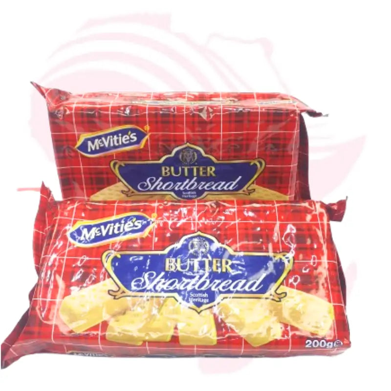McVitie’s All Butter Shortbread 200g – Rich & Buttery Scottish Biscuits | Classic Snack Pack