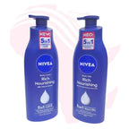 NIVEA Nourishing Body Milk 400ml – Deep Moisturizing Body Lotion for Dry Skin