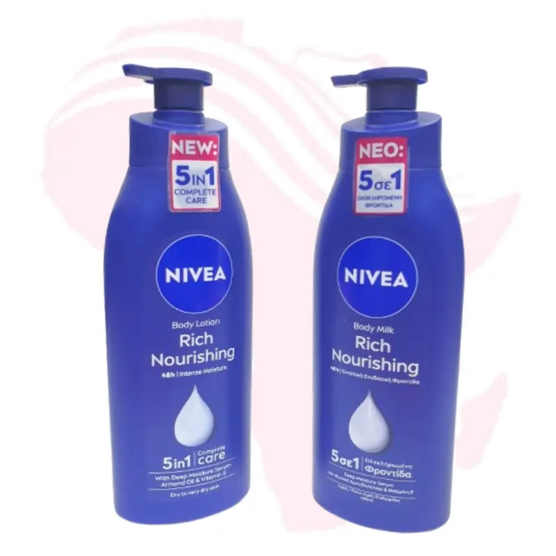 NIVEA Nourishing Body Milk 400ml – Deep Moisturizing Body Lotion for Dry Skin