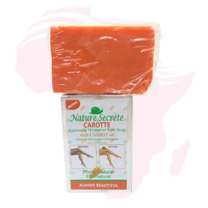 Nature Secrets Carotte Lightening Moisturizing Soap 350g | Brightening & Hydrating Skincare Bar