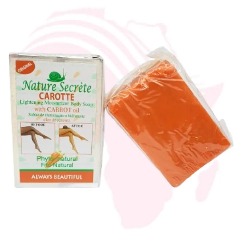 Nature Secrets Carotte Lightening Moisturizing Soap 350g | Brightening & Hydrating Skincare Bar