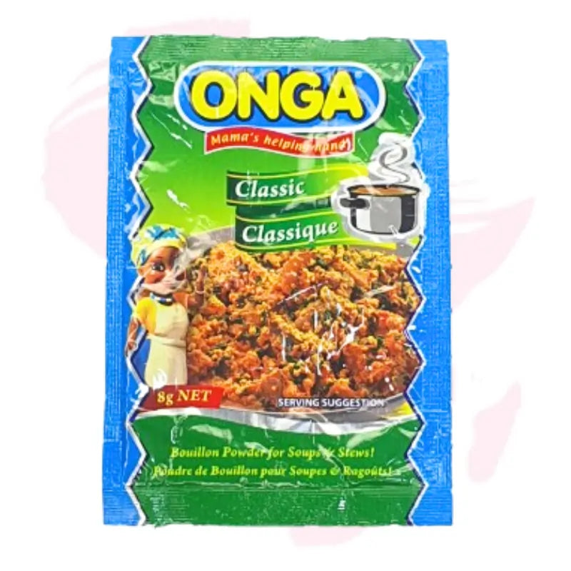 Onga Mama’s Helping Hand Classic Seasoning Powder – 8g & 40g | Bouillon Powder for Soups, Stews & Everyday Meals