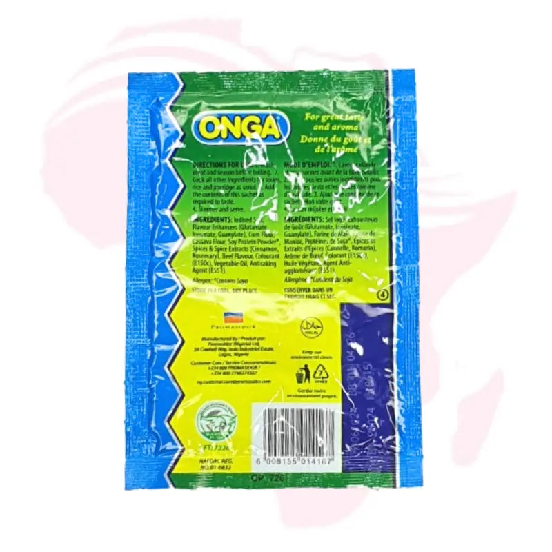 Onga Mama’s Helping Hand Classic Seasoning Powder – 8g & 40g | Bouillon Powder for Soups, Stews & Everyday Meals