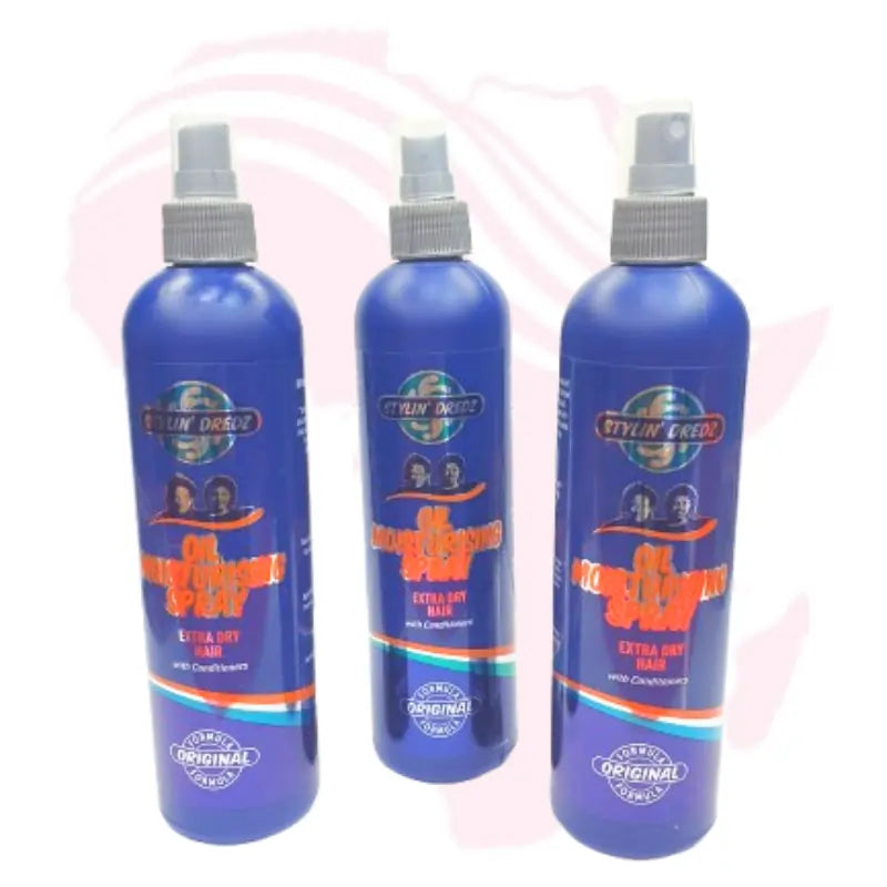 Stylin’ Dredz Oil Moisturizing Spray for Extra Dry Hair – Original Formula, 350ml