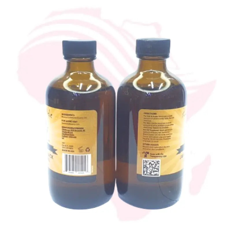 Sunny Isle Jamaican Black Castor Oil 6 fl oz – 100% Natural Moisturizer for Hair, Scalp & Skin