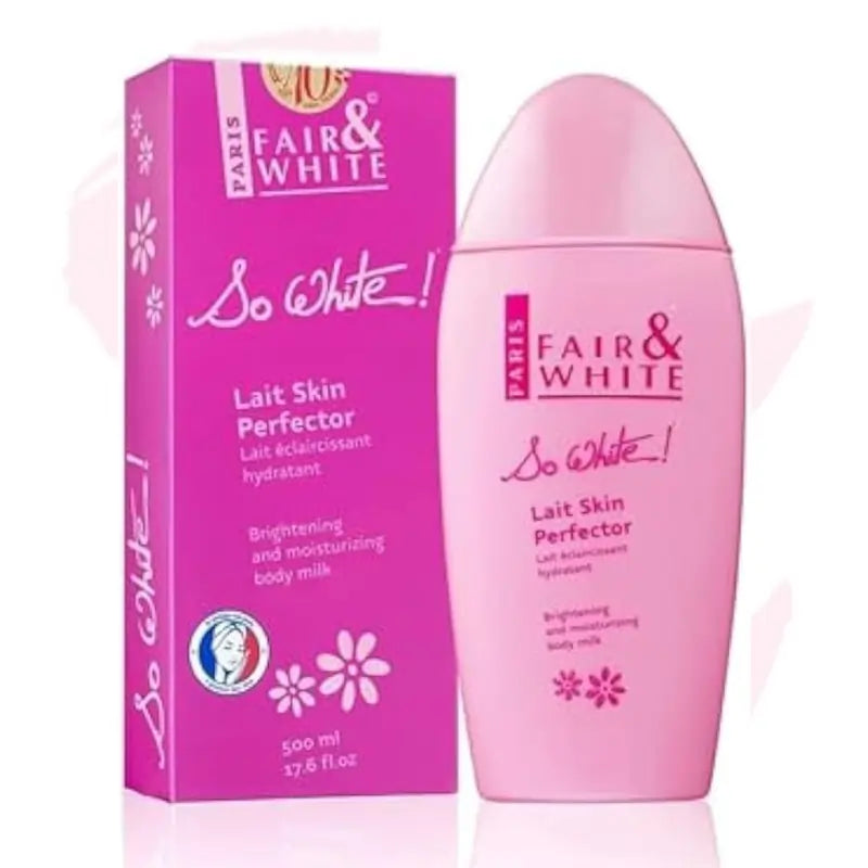 Fair & White So White Skin Perfector Body Lotion 500ml – Brightening & Hydrating Skincare