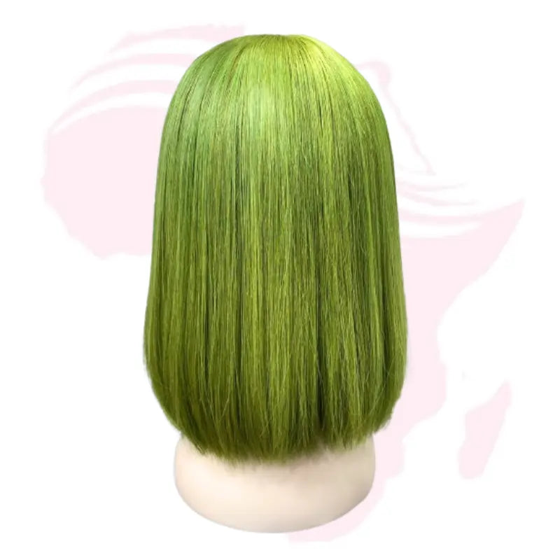 Vietnam Bone Straight Human Hair Bob Wig – 2×6 Closure, 10 Inches