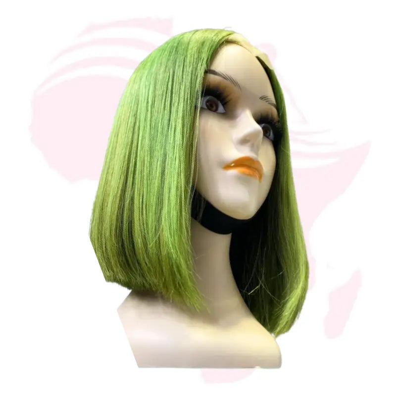 Vietnam Bone Straight Human Hair Bob Wig – 2×6 Closure, 10 Inches