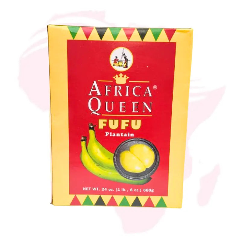 Africa Queen Plantain Fufu – Smooth African Swallow | Easy-to-Prepare Traditional Fufu (680g)