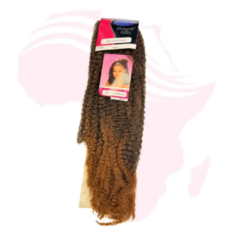 Supreme Royal Silk Afro Twist Braid – Kinky Textured Synthetic Hair for Marley & Afro Twists