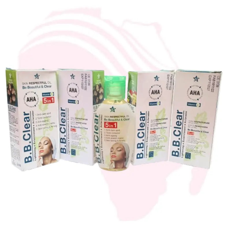 B.B. Clear Lightening Body Oil 60ml – Brightening & Dark Spot Corrector for Smooth, Even Skin Tone