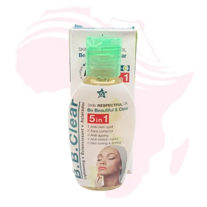 B.B. Clear Lightening Body Oil 60ml – Brightening & Dark Spot Corrector for Smooth, Even Skin Tone