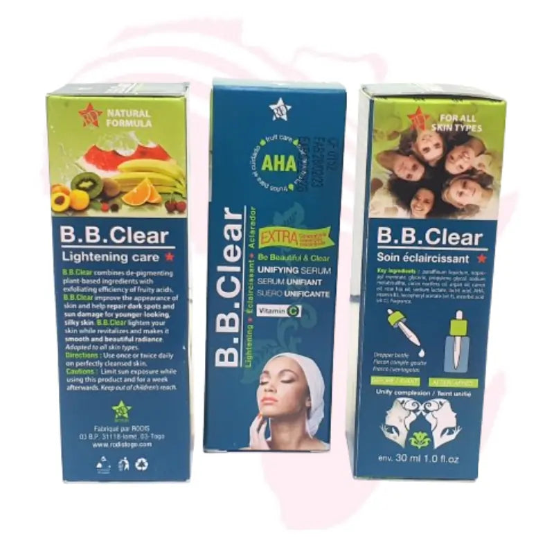 B.B. Clear Lightening Body Oil 60ml – Skin Brightening & Dark Spot Corrector for Even, Radiant Skin