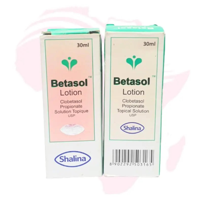 Betasol Lotion 30ml – Clobetasol Propionate Topical Solution USP 0.05% | Anti-Inflammatory & Anti-Itch Skin Treatment