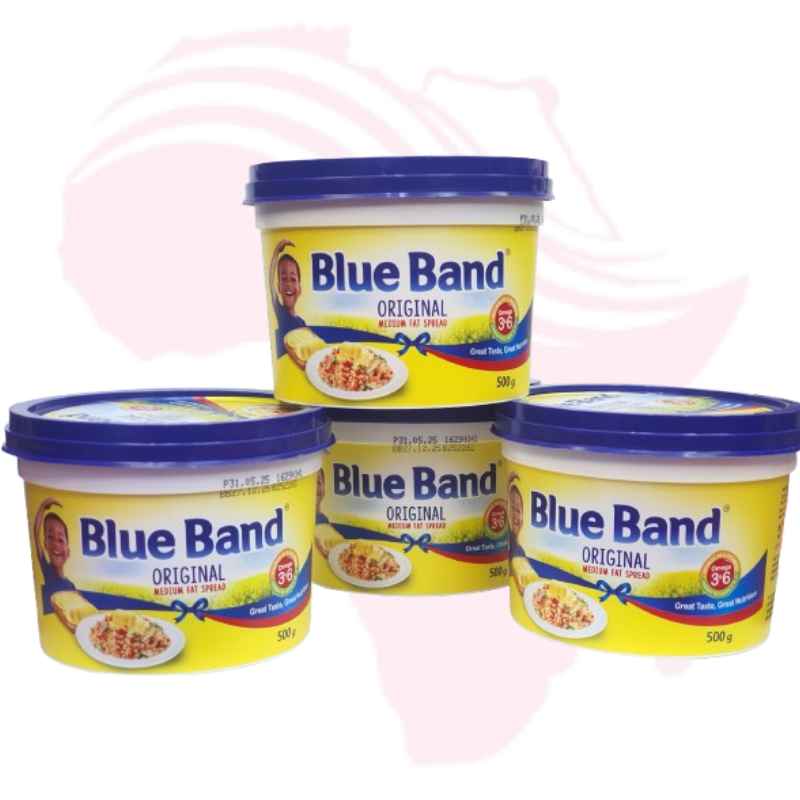Original Blue Band Margarine 500g – Plant-Based Spread, Creamy & Versatile for Cooking, Baking & Spreading