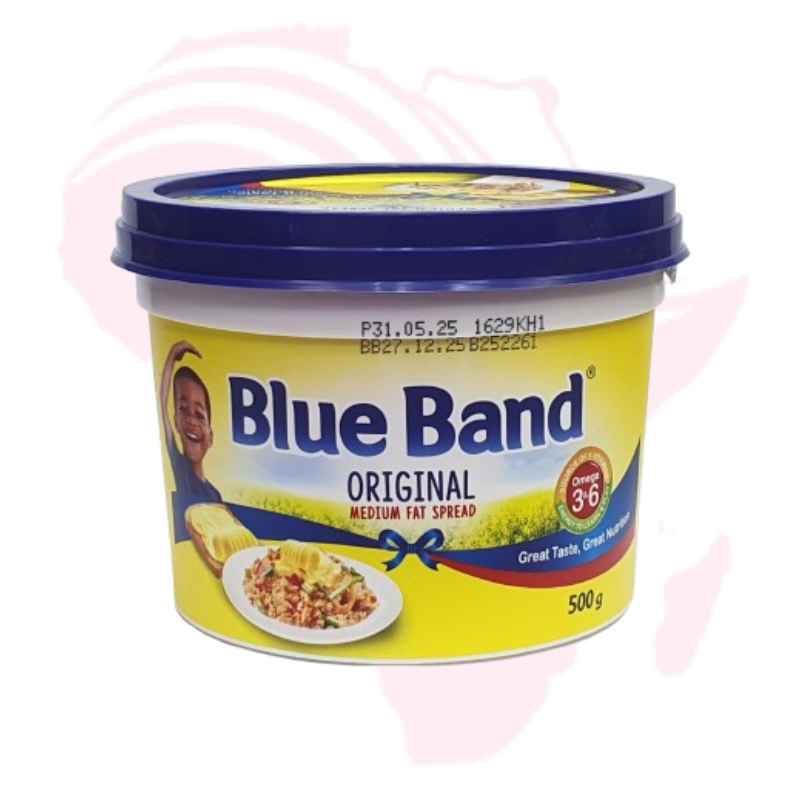 Original Blue Band Margarine 500g – Plant-Based Spread, Creamy & Versatile for Cooking, Baking & Spreading