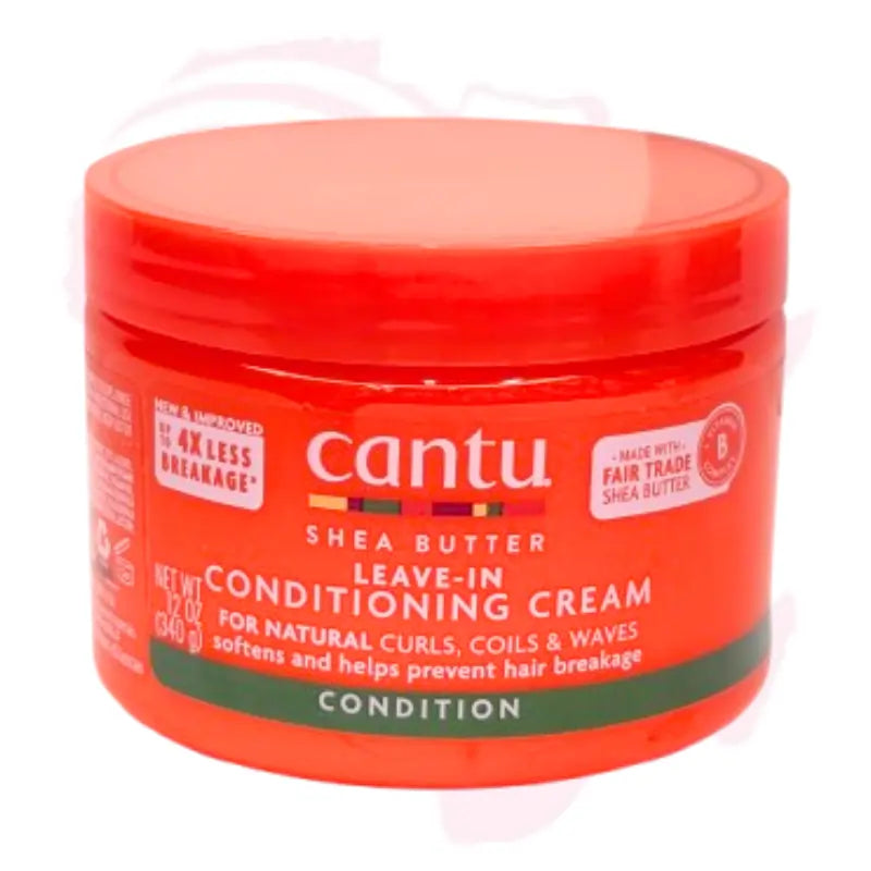 Cantu Shea Butter Leave-In Conditioning Cream (340g) – Multi-Oil Repair Formula for Natural Curls, Coils & Waves