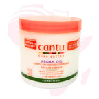 Cantu Shea Butter Argan Oil Leave-In Conditioning Repair Cream (453g) – 3-in-1 Intensive Treatment for Curls, Coils & Waves