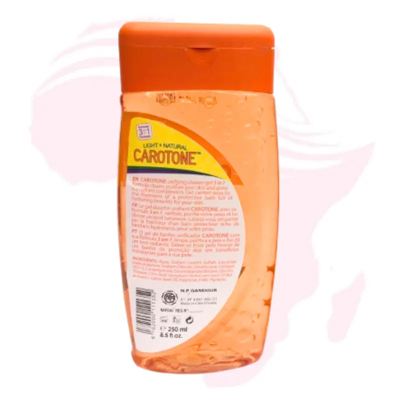 Carotone Light & Natural Unifying Shower Gel – Brightening Body Wash