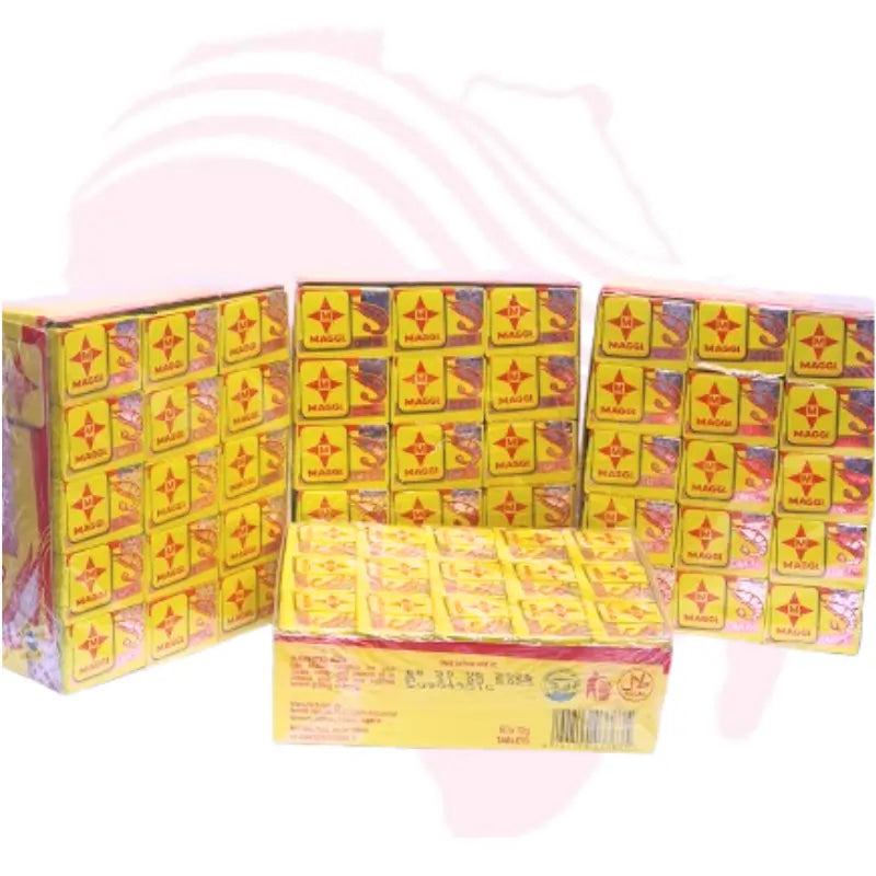 Maggi Shrimp Seasoning Cubes 60 x 10g – Authentic Shrimp Flavor Stock Tablets for Cooking