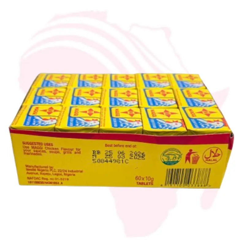 MAGGI Chicken Flavour Seasoning Cubes – Rich Taste & Aroma | Bulk Pack (60 Cubes)