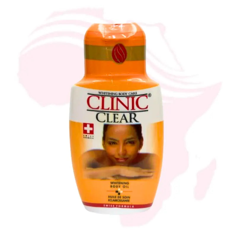 Clinic Clear Whitening Body Oil – 125ml | Swiss Formula Brightening & Moisturizing Skin Care Oil