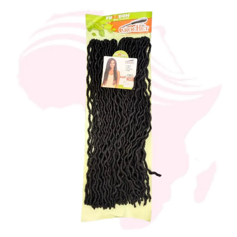 Freedom Hair Crochet Vichy Locs Plus – 100% Premium Synthetic Hair for Natural, Lightweight Braids