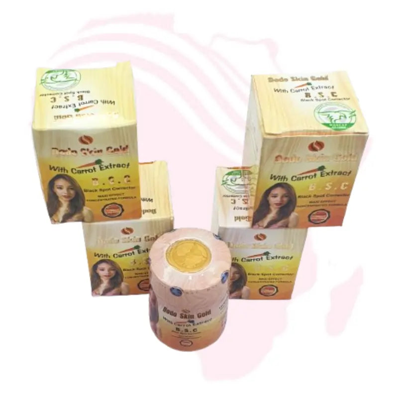 Dodo Skin Gold Black Spot Corrector Cream with Carrot Extract – Maxi Effect Concentrated Brightening Formula (50g)
