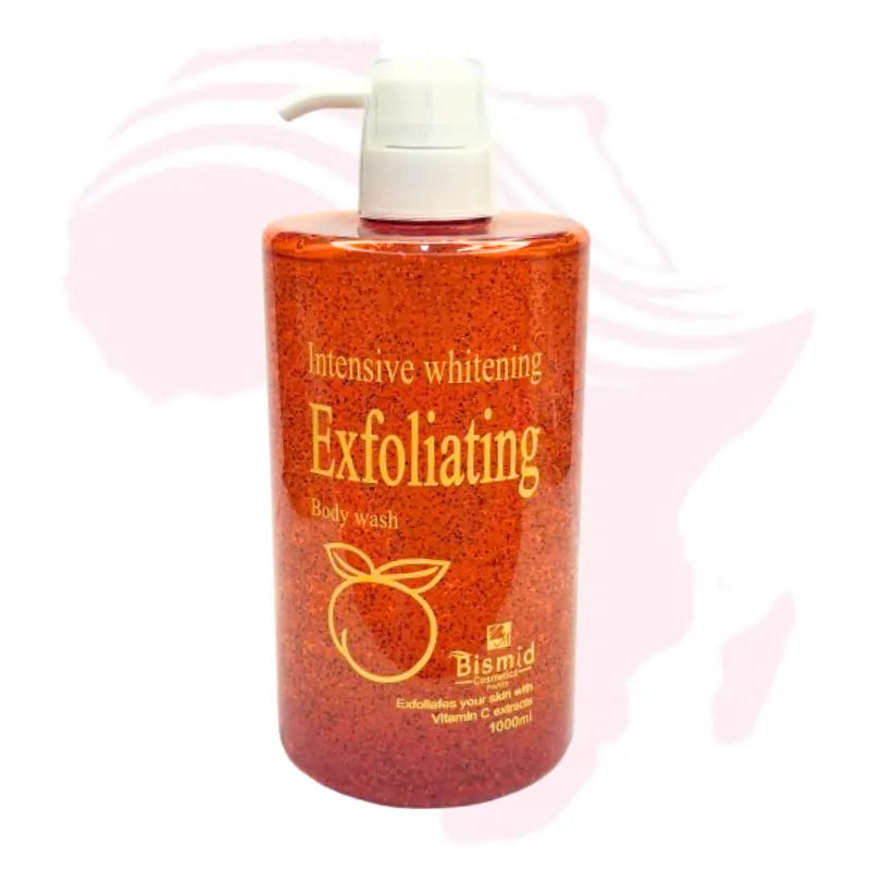 Bismid Intensive Whitening Exfoliating Body Wash – Vitamin C & Orange Extract (1000ml) | BestHair