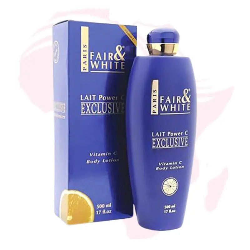 Fair & White Exclusive Whitenizer Blue Lotion with Alpha Arbutin – Skin Brightening & Moisturizing Body Lotion 500ml