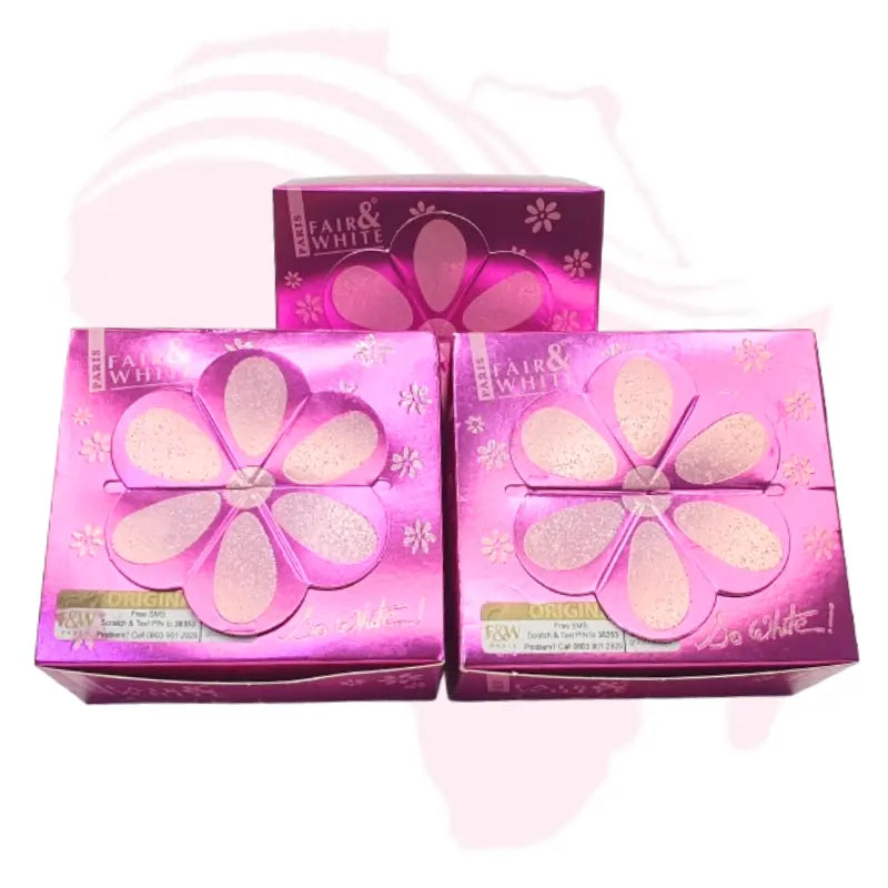 Fair & White So White! Exfoliating Soap – Brightening & Smoothing Body Bar | Made in France, 200g