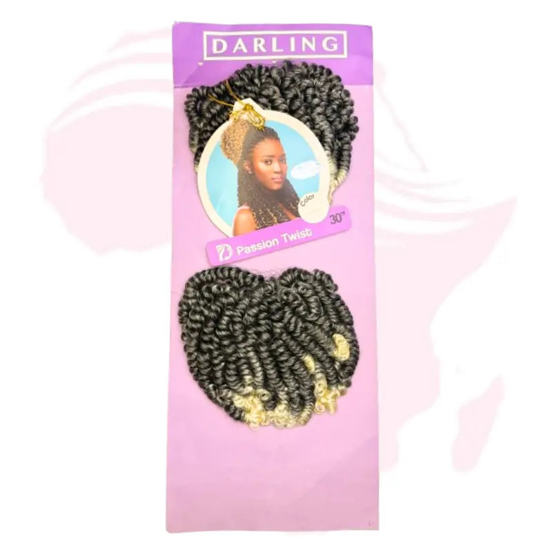 Darling Passion Twist Crochet Braiding Hair 30 Inch – Soft Spring Twists | Lightweight Protective Style