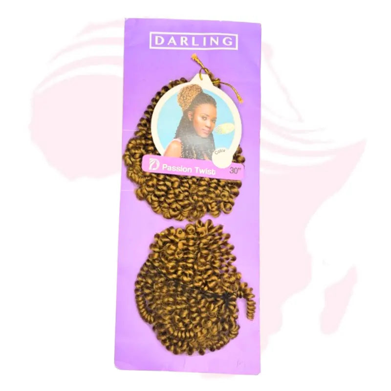 Darling Passion Twist Crochet Braiding Hair 30 Inch – Soft Spring Twists | Lightweight Protective Style
