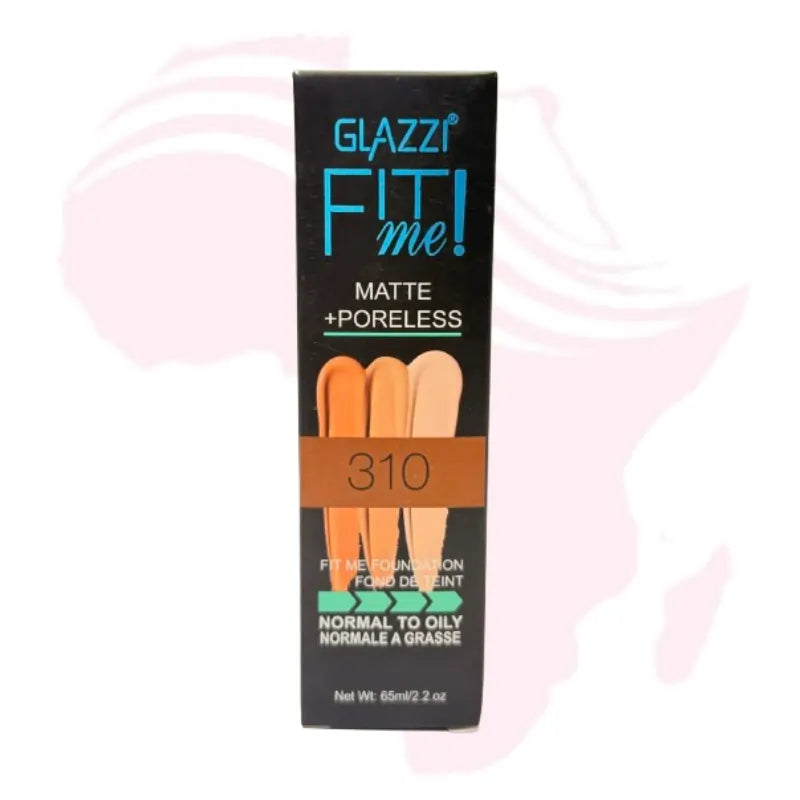 GLAZZI Fit Me! Matte + Poreless Foundation – Oil Control, Smooth Finish | For Normal to Oily Skin