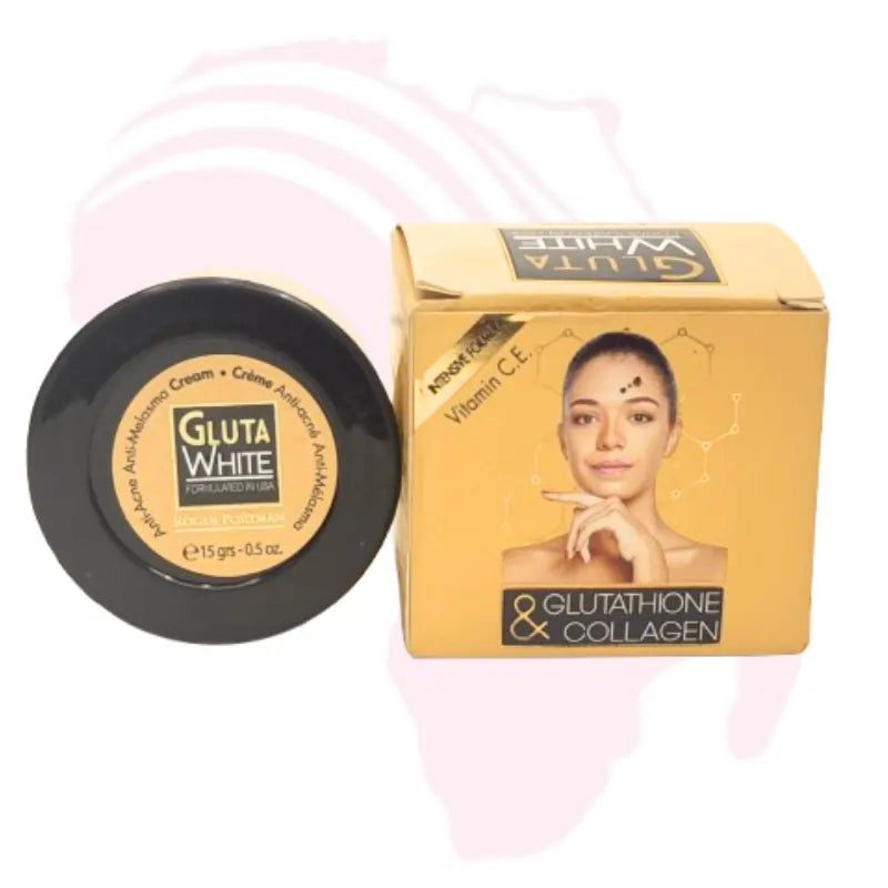 Gluta White Roger Portman Anti-Acne & Anti-Melasma Face Cream (15g) – Intensive Formula with Glutathione & Collagen