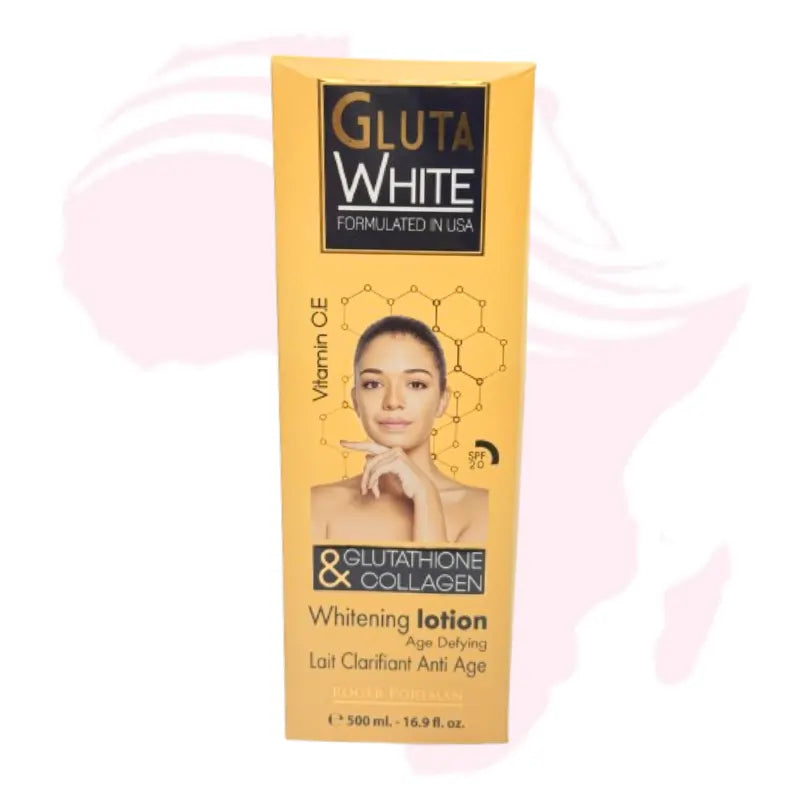 Gluta White Roger Portman Whitening Lotion – Age Defying & Clarifying Body Lotion with SPF 20 (500ml)